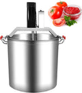 GSHSHOU Gasherd, 40 l/80 l, 40 L, 80 L, Edelstahl, Schwarz, Automatischer Topfmischer Kochmischer, Schokoladensaucenmischer