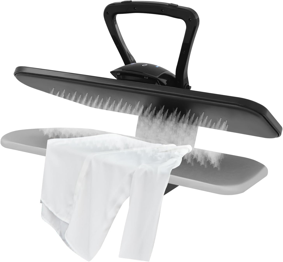 ROGONPDK Dampfglätter, 2200 W, Schwarz, Professionell Dampfbügelpresse Tischplatte, Intelligente BüGelmaschine, Temperaturbereich: 90-200°C