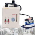 Oiyekntd Dampfglätter, 4 Liter, Schwarz, Gewerbliches Dampfbügelsystem mit professionellem, Fassungsvermögen, Manometer