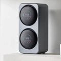JINGEDD Waschmaschine, 3,5 l, Silber, Mini- und Trockner 2 in 1, mit LCD-Touchpanel/intelligenter Selbstreinigung