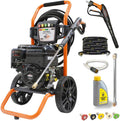 WASPPER Hochdruckreiniger, 220 bar, 14 l, 10 m, Schwarz, Benzin 3200 PSI, Briggs & Stratton XR950 Motor 6, 3 HP