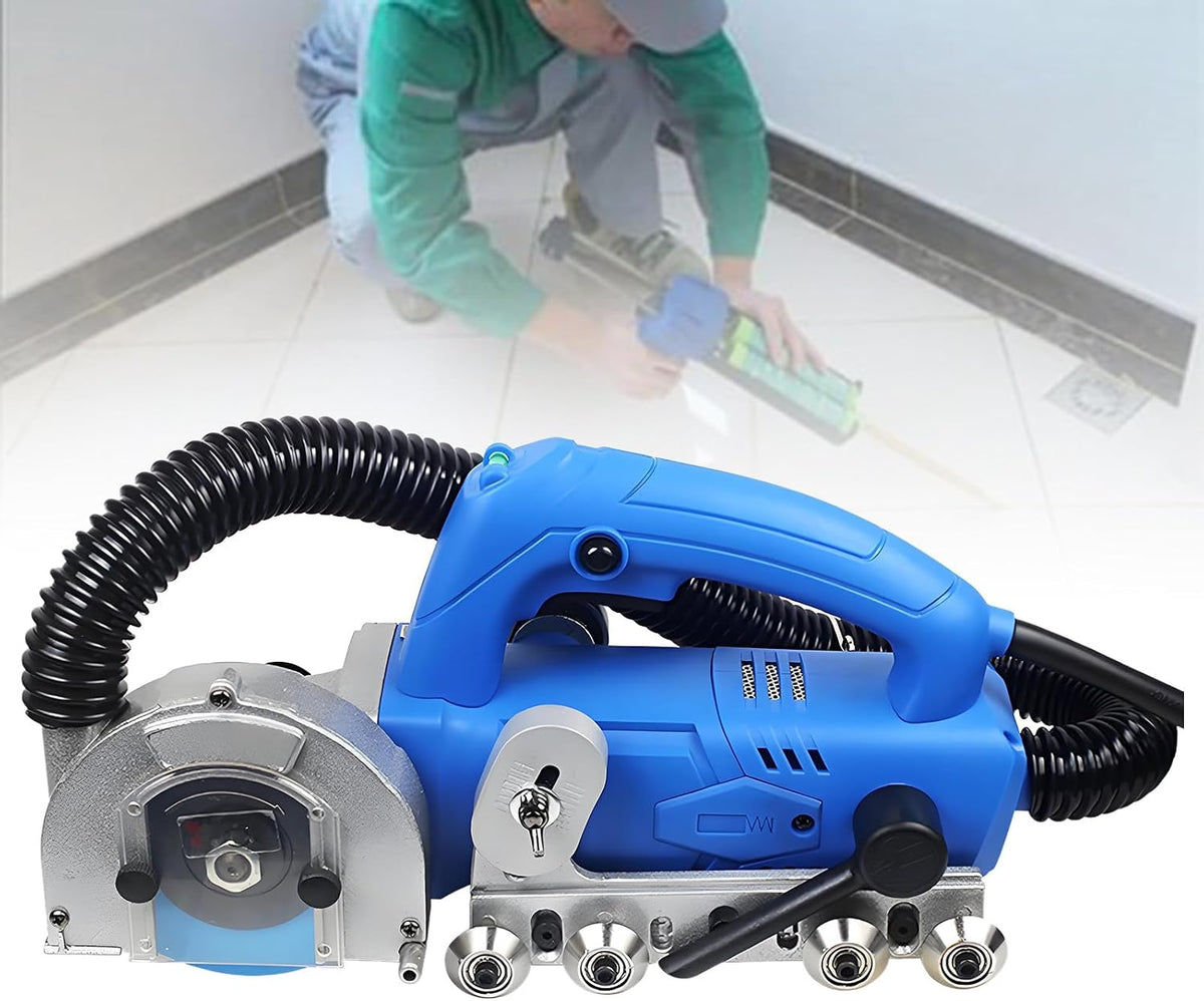 ExoticaBlend Poliermaschinen, Schwarz, Elektrische 1200-W-Fliesenreinigungsmaschine, handgeführtes Fugenreinigungsgerät mit 9000 U/m