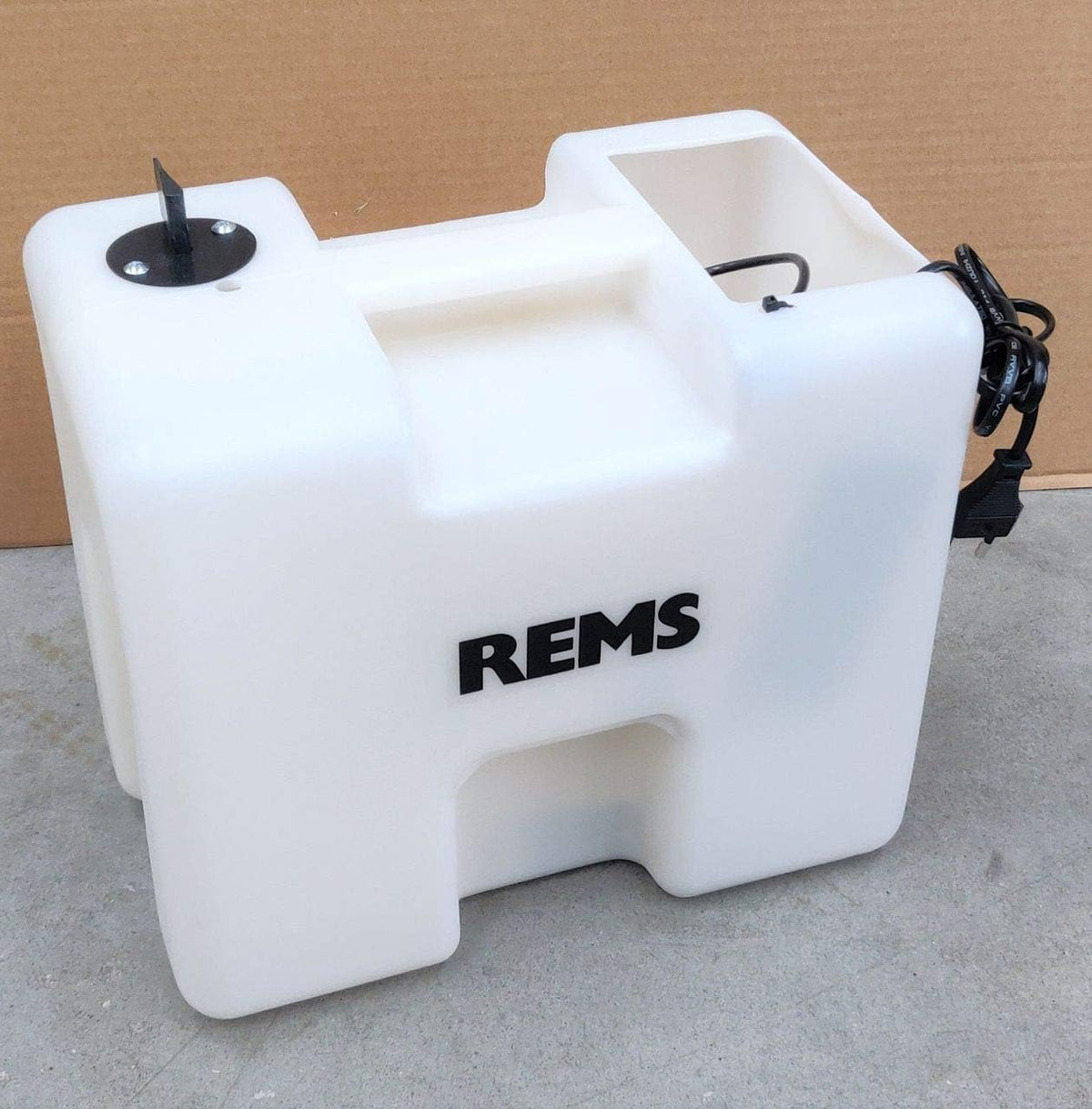 Rems Wäschetrockner, Schwarz, Kondensatbehälter mit Pumpe Nr. 132121 Eimer Secco 80