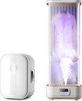 YGWXYYZJ Dampfglätter, Grau, Smart Steamer, Portable Automatische Bügelmaschine, mit UV, zirkulierender 3D-Wärmefluss