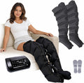 LYJIANGXIN Fussmassagegeräte, Schwarz, Bein Massagegerät Lymphdrainage Gerät Wasser Beine L/XL