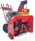 Hecht Schneefräse, 66 cm, Schwarz, Benzin, 2-stufig mit E-Start
