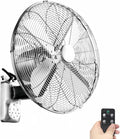 JAVPTAV Wandventilatoren, Weiss, Wandventilator mit Fernbedienung, IP54 wasserdichter Aussenventilator für Terrasse