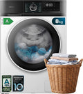 Cecotec Waschmaschine, 8 kg, Weiss, Bolero DressCode 8500 Inverter A HairCatchKit, Energieklasse A-10%, Inverter Plus Motor