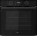 Bauknecht Backofen, 60 cm, 71l, Schwarz, BBA285HU1K Einbau-Heissluftbackofen mit 12 Funktionen/ /