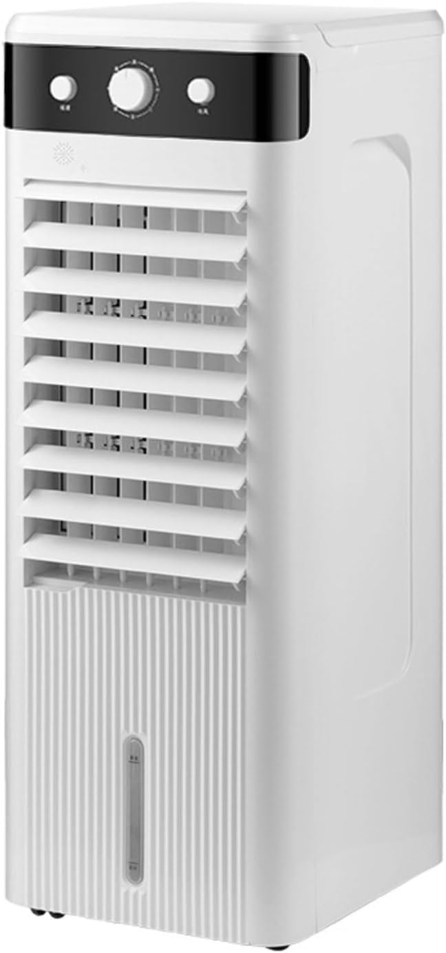 Mobiles Klimagerät, 5 L, Weiss, Tragbare Klimaanlage mit 3 Geschwindigkeiten und 3 Modi, Wassertank, 12h Timer, kein Schlauch erforderlich
