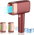 MLAY Systeme, Schwarz, IPL Gerät Haarentfernung mit Kühlfunktion Gesicht, 5 Millionen Blitze, Max 20J, Beine, Bikini Laser Haarentfernung