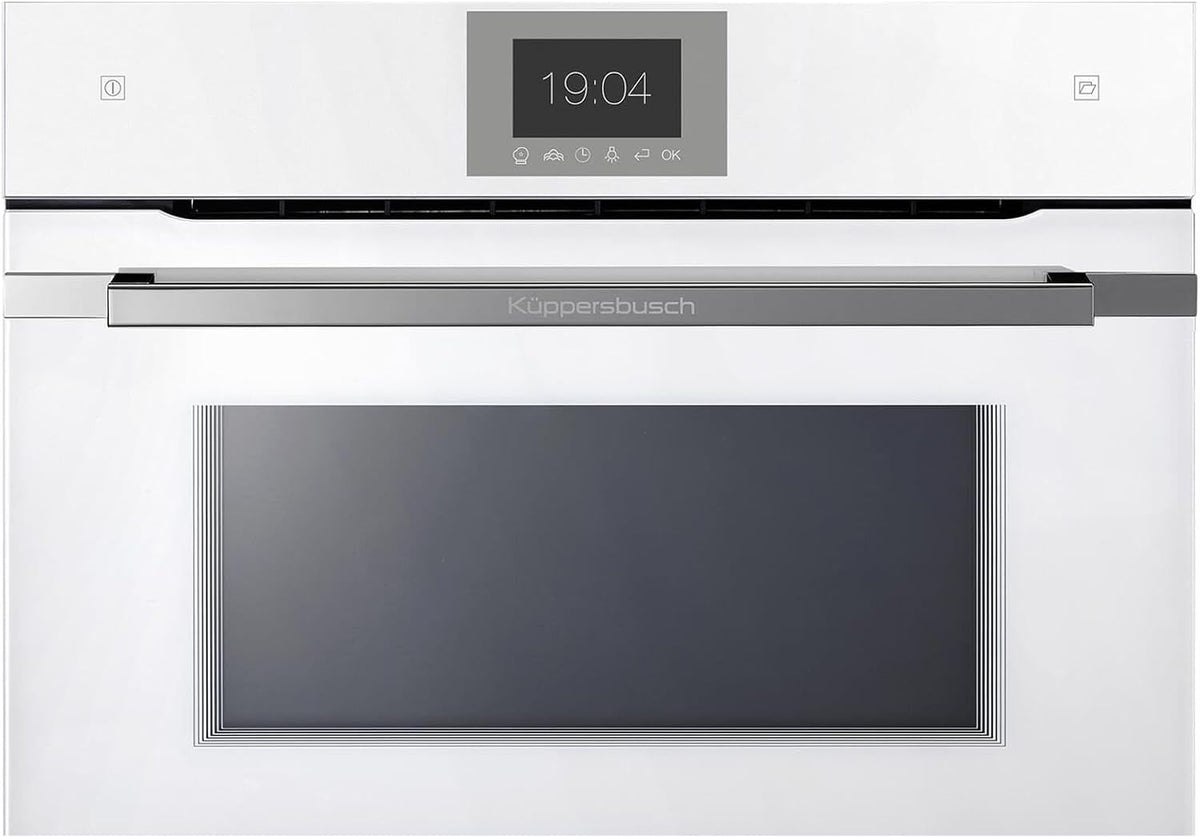 Küppersbusch Backofen, Weiss/Silber, CBD6550.0WE3 K-Series. 5 Dampfbackofen Weiss/Silver Chrome