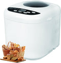 19 Brotbackautomaten, 600 W., Grau, in-1-Brotmaschine, Kuchentoast-Backmaschine mit Antihaft-Pfanne, LCD-Touchpanel