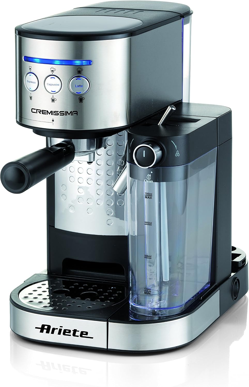 Ariete Kaffeemaschine, Silber, Bialetti Cremissima Espressomaschine One Size