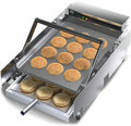 LYJYUJIE Grillautomaten, Schwarz, Vollautomatische Kommerzielle Hamburger-Grillmaschine, Doppelschicht-Toasterofen