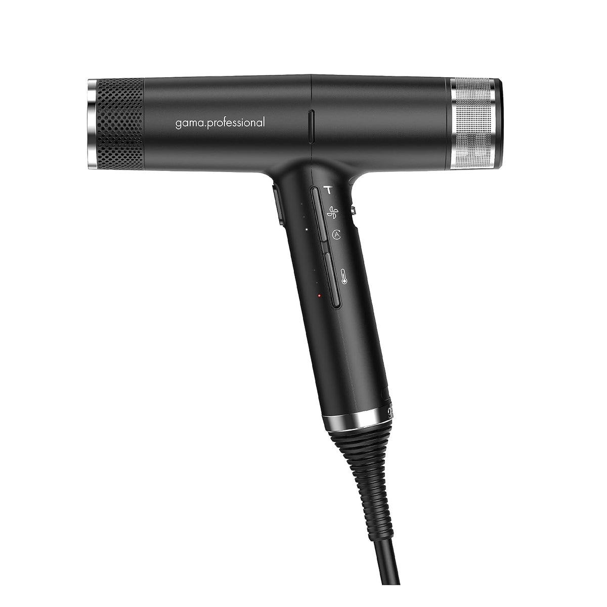 GA.MA ITALY PROFESSIONAL Haartrockner, 1600 W, Schwarz, iQ2 Perfect, Ultraleichter mit 110.000 U/min bürstenlosem Motor